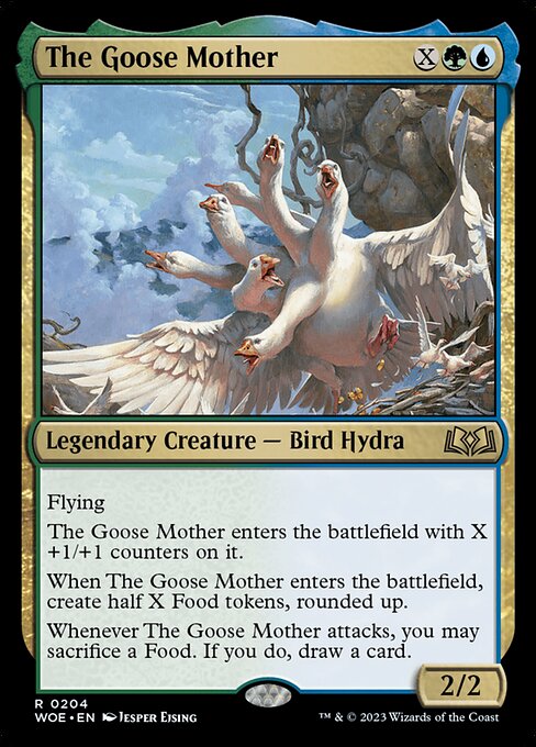 Wilds of Eldraine - 204 - The Goose Mother - Rare - UG - Non-foil