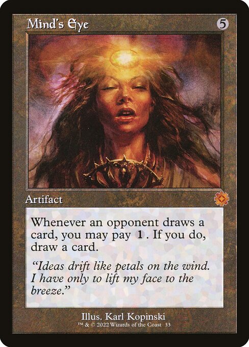 The Brothers' War Retro Artifacts - 33 - Mind's Eye - Mythic - C - Non-foil