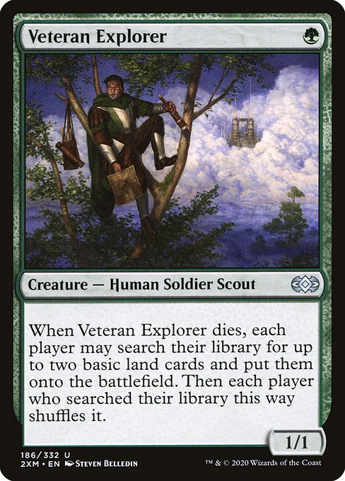Double Masters - 186 - Veteran Explorer - Uncommon - G - Foil