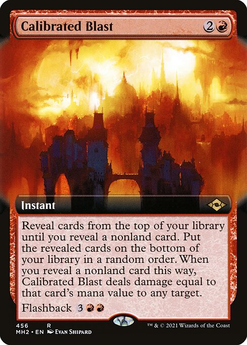 Modern Horizons 2 - 456 - Calibrated Blast - Rare - R - Non-foil