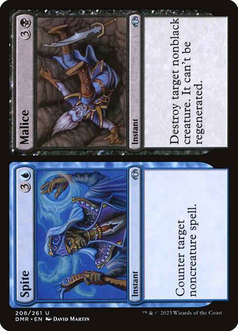 Dominaria Remastered - 208 - Spite // Malice - Uncommon - UB - Non-foil