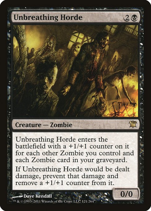Innistrad - 121 - Unbreathing Horde - Rare - B - Non-foil
