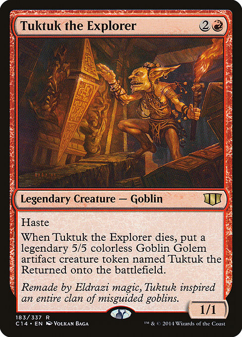 Commander 2014 - 183 - Tuktuk the Explorer - Rare - R - Non-foil