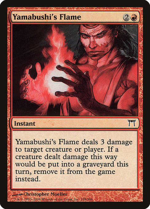 Champions of Kamigawa - 198 - Yamabushi's Flame - Common - R - Non-foil