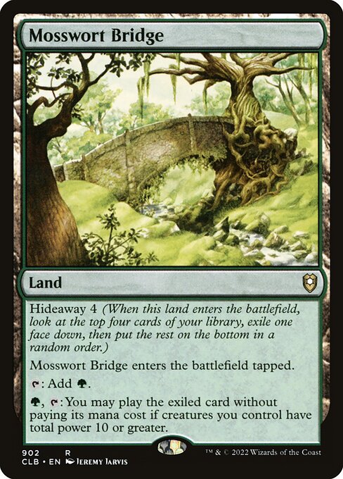 Commander Legends: Battle for Baldur's Gate - 902 - Mosswort Bridge - Rare - C - Non-foil