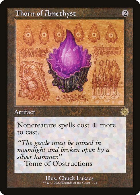 The Brothers' War Retro Artifacts - 123 - Thorn of Amethyst - Rare - C - Non-foil
