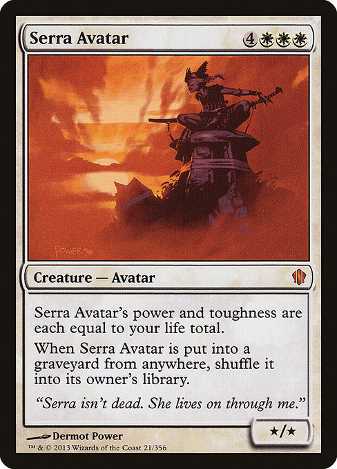 Commander 2013 - 21 - Serra Avatar - Mythic - W - Non-foil