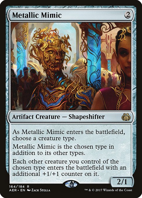 Aether Revolt - 164 - Metallic Mimic - Rare - C - Foil