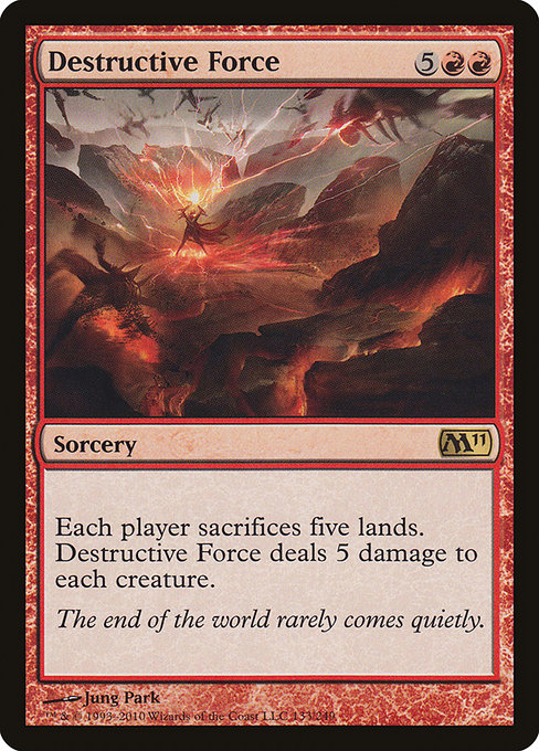 Magic 2011 - 133 - Destructive Force - Rare - R - Non-foil