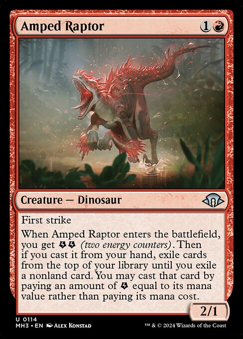 Modern Horizons 3 - 114 - Amped Raptor - Uncommon - R - Non-foil