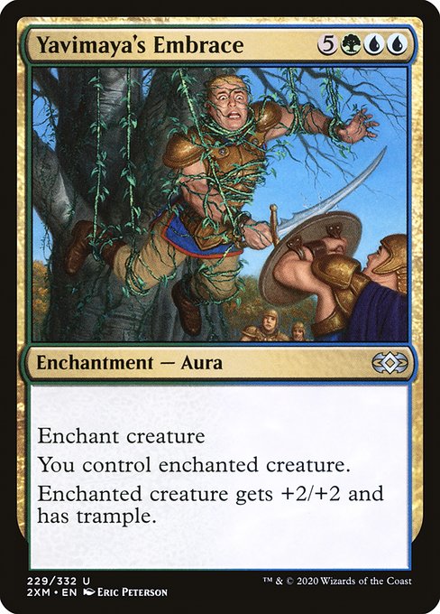 Double Masters - 229 - Yavimaya's Embrace - Uncommon - UG - Non-foil