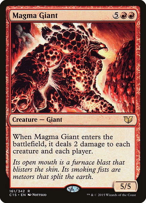 Commander 2015 - 161 - Magma Giant - Rare - R - Non-foil