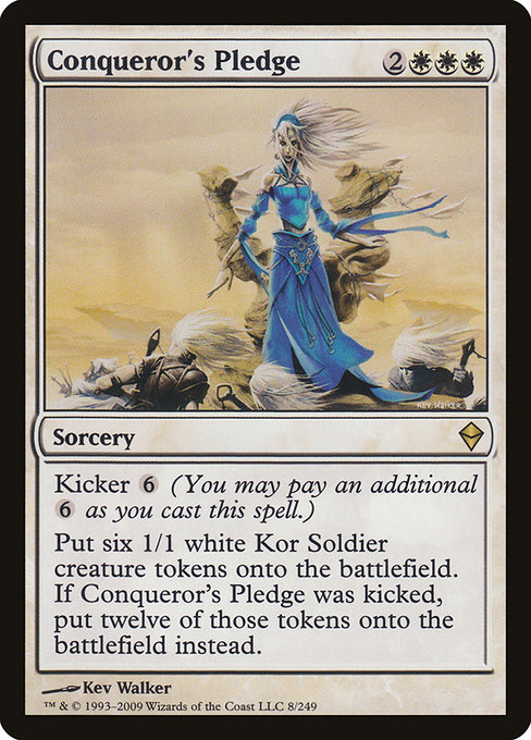 Zendikar - 8 - Conqueror's Pledge - Rare - W - Non-foil