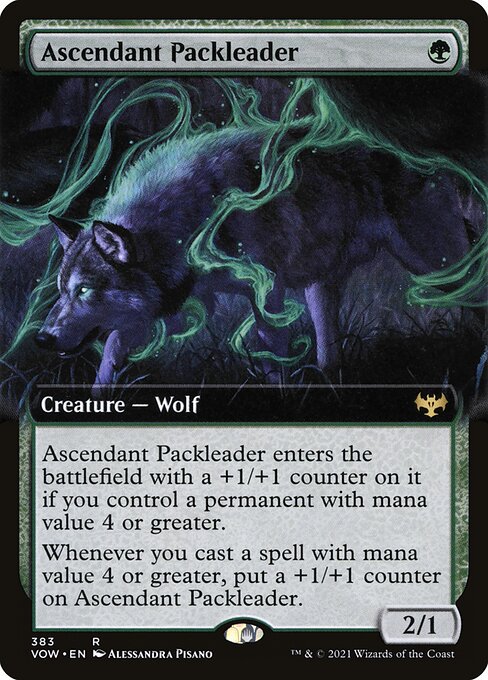 Innistrad: Crimson Vow - 383 - Ascendant Packleader - Rare - G - Non-foil