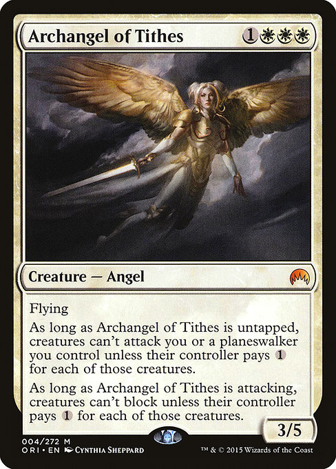 Magic Origins - 4 - Archangel of Tithes - Mythic - W - Non-foil