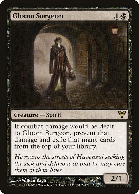 Avacyn Restored - 104 - Gloom Surgeon - Rare - B - Non-foil