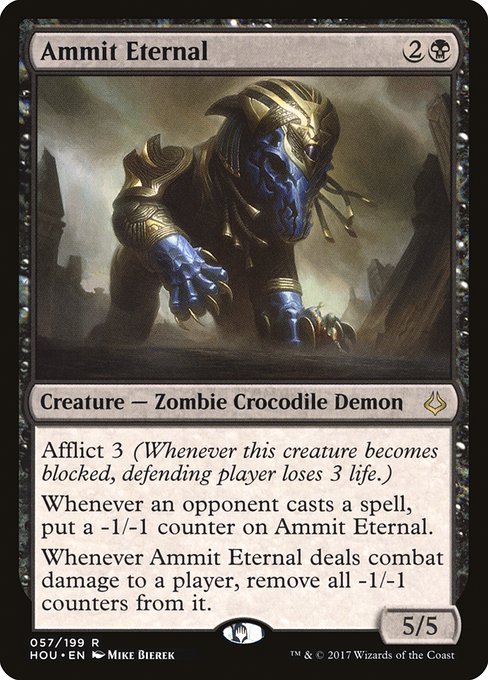Hour of Devastation - 57 - Ammit Eternal - Rare - B - Non-foil