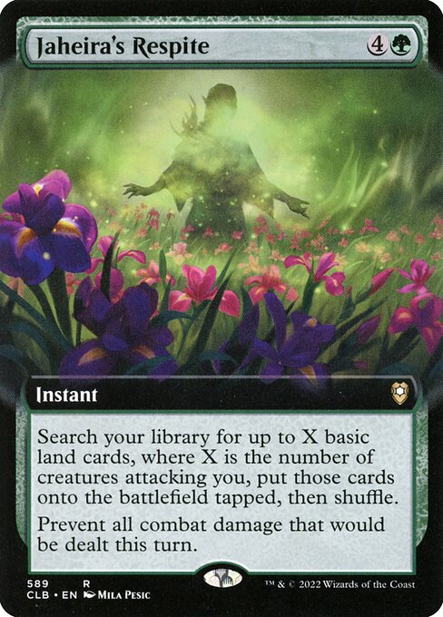 Commander Legends: Battle for Baldur's Gate - 589 - Jaheira's Respite - Rare - G - Non-foil