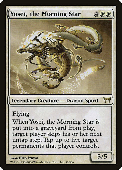 Champions of Kamigawa - 50 - Yosei, the Morning Star - Rare - W - Non-foil