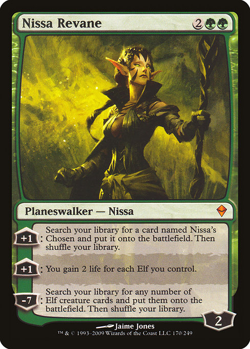 Zendikar - 170 - Nissa Revane - Mythic - G - Non-foil