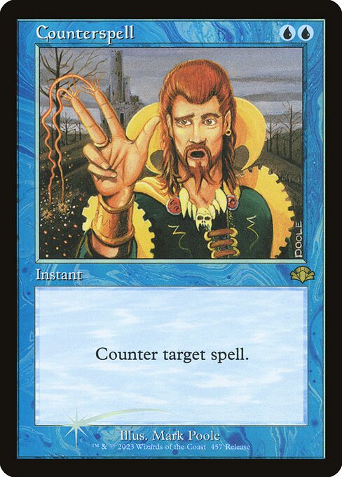 Dominaria Remastered - 457 - Counterspell - Rare - U - Foil - Promo