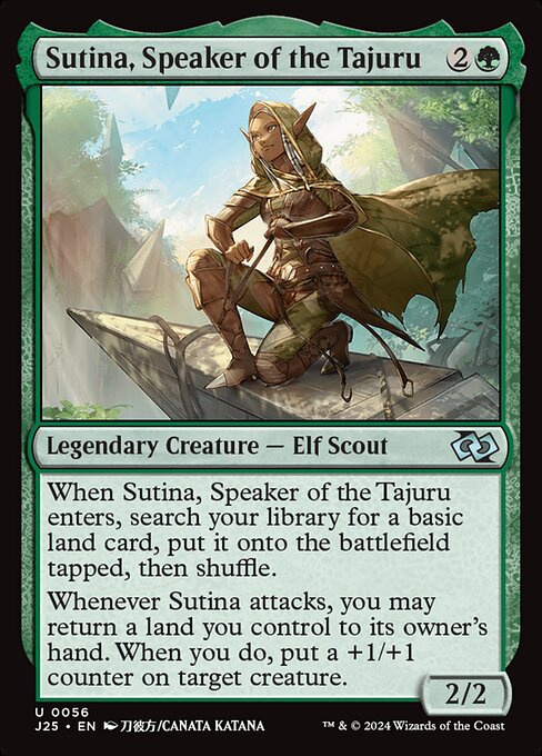 Foundations Jumpstart - 56 - Sutina, Speaker of the Tajuru - Uncommon - G - Non-foil