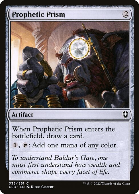 Commander Legends: Battle for Baldur's Gate - 335 - Prophetic Prism - Common - C - Non-foil