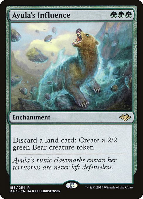 Modern Horizons - 156 - Ayula's Influence - Rare - G - Foil