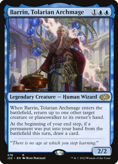 Jumpstart 2022 - 276 - Barrin, Tolarian Archmage - Rare - U - Non-foil