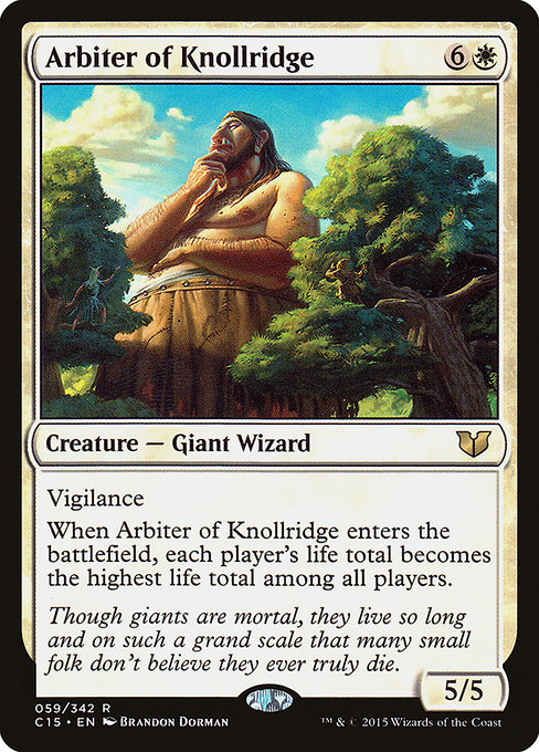 Commander 2015 - 59 - Arbiter of Knollridge - Rare - W - Non-foil