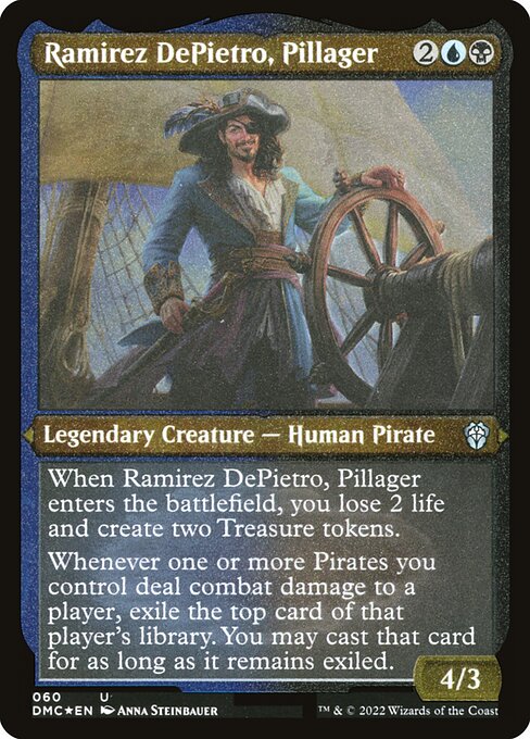 Dominaria United Commander - 60 - Ramirez DePietro, Pillager - Uncommon - UB - Non-foil