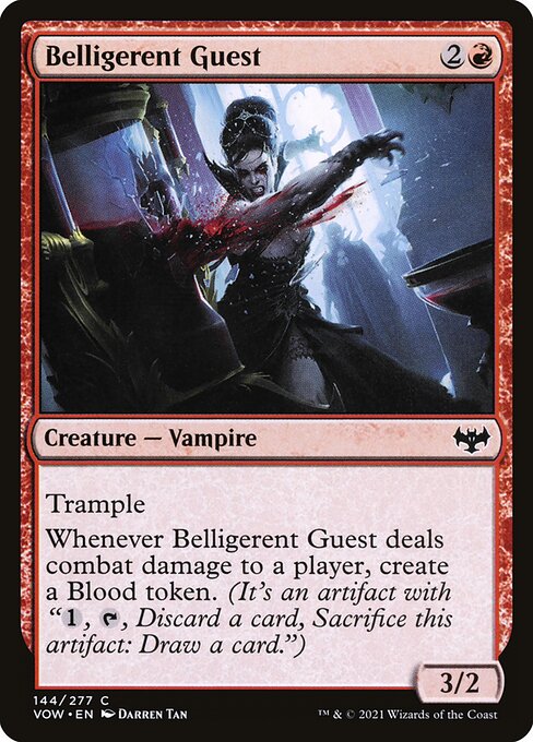 Innistrad: Crimson Vow - 144 - Belligerent Guest - Common - R - Non-foil