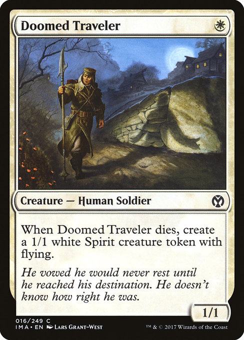 Iconic Masters - 16 - Doomed Traveler - Common - W - Non-foil