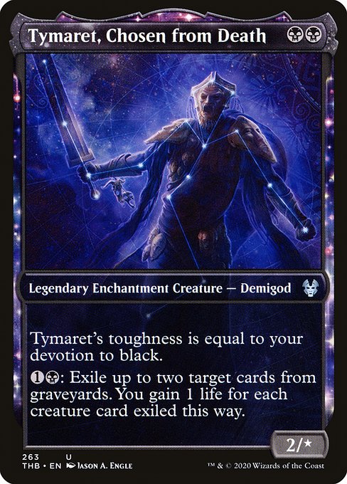 Theros Beyond Death - 263 - Tymaret, Chosen from Death - Uncommon - B - Foil