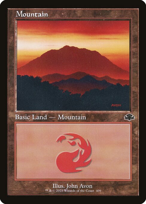 Dominaria Remastered - 409 - Mountain - Common - C - Non-foil