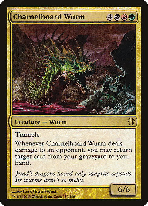 Commander 2013 - 180 - Charnelhoard Wurm - Rare - Multi - Non-foil
