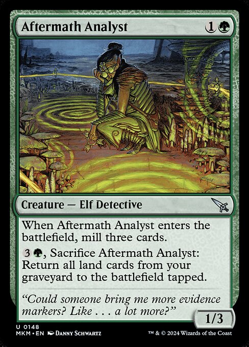 Murders at Karlov Manor - 148 - Aftermath Analyst - Uncommon - G - Non-foil