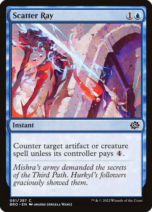 The Brothers' War - 61 - Scatter Ray - Common - U - Foil