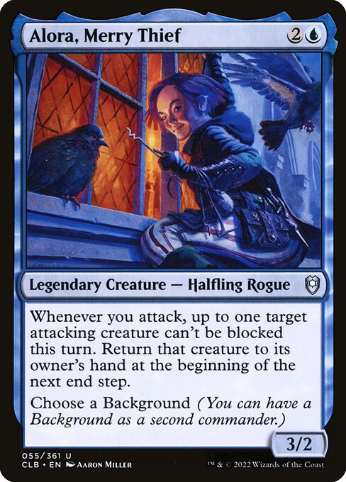 Commander Legends: Battle for Baldur's Gate - 55 - Alora, Merry Thief - Uncommon - U - Non-foil