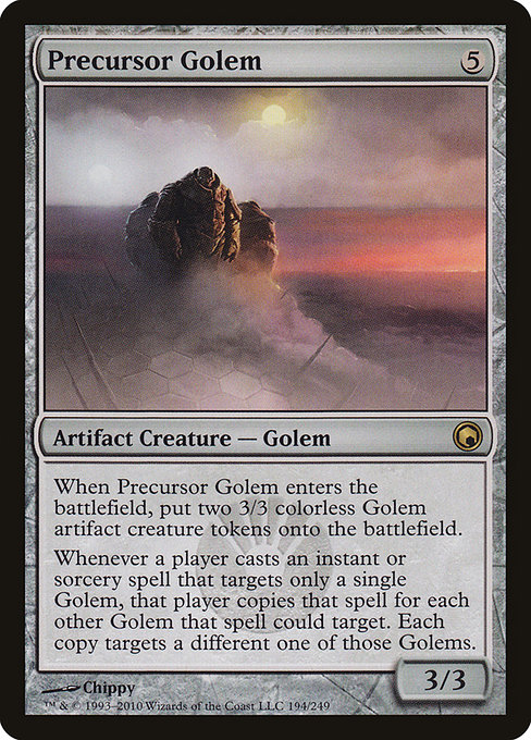 Scars of Mirrodin - 194 - Precursor Golem - Rare - C - Non-foil