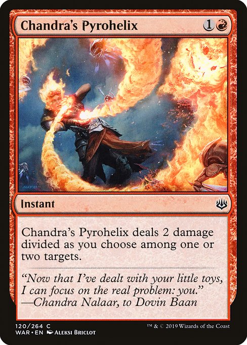 War of the Spark - 120 - Chandra's Pyrohelix - Common - R - Non-foil