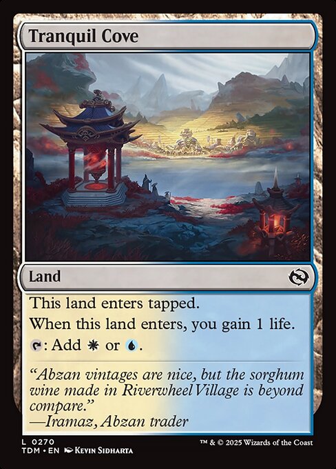 Tarkir: Dragonstorm - 270 - Tranquil Cove - Common - C - Non-foil