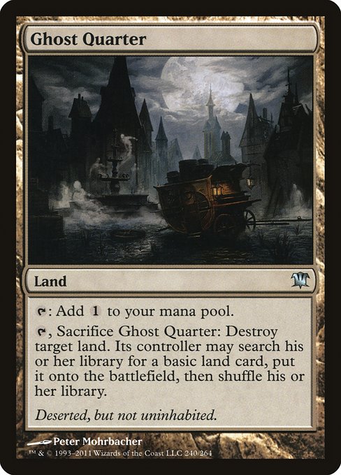Innistrad - 240 - Ghost Quarter - Uncommon - C - Non-foil