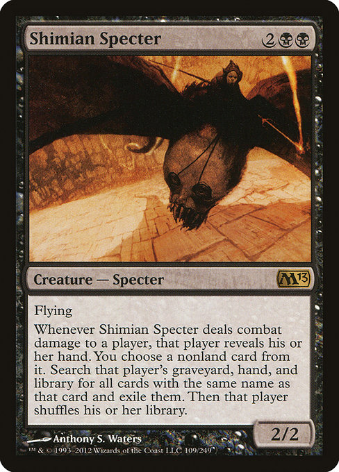 Magic 2013 - 109 - Shimian Specter - Rare - B - Non-foil