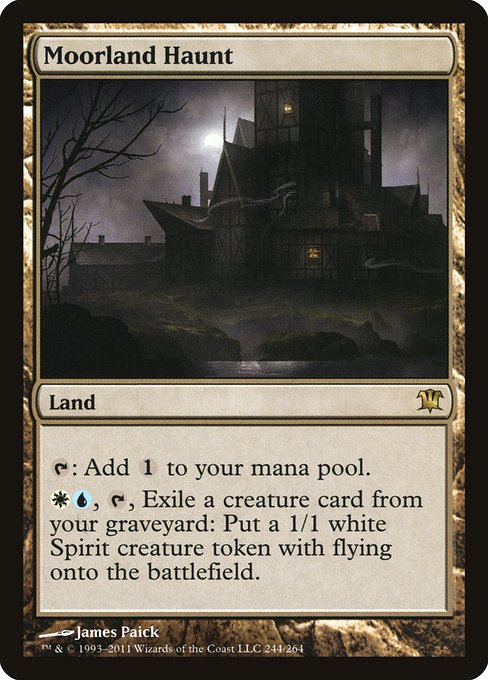 Innistrad - 244 - Moorland Haunt - Rare - C - Non-foil