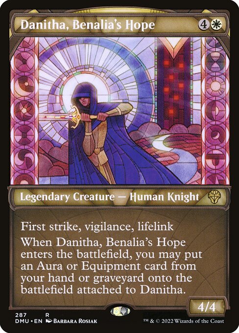 Dominaria United - 287 - Danitha, Benalia's Hope - Rare - W - Foil