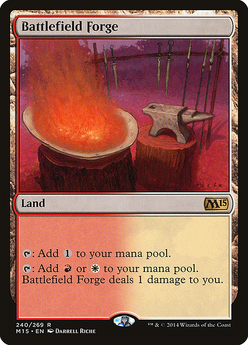 Magic 2015 - 240 - Battlefield Forge - Rare - C - Non-foil