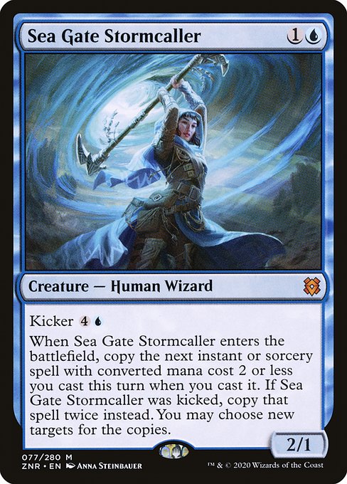 Zendikar Rising - 77 - Sea Gate Stormcaller - Mythic - U - Foil