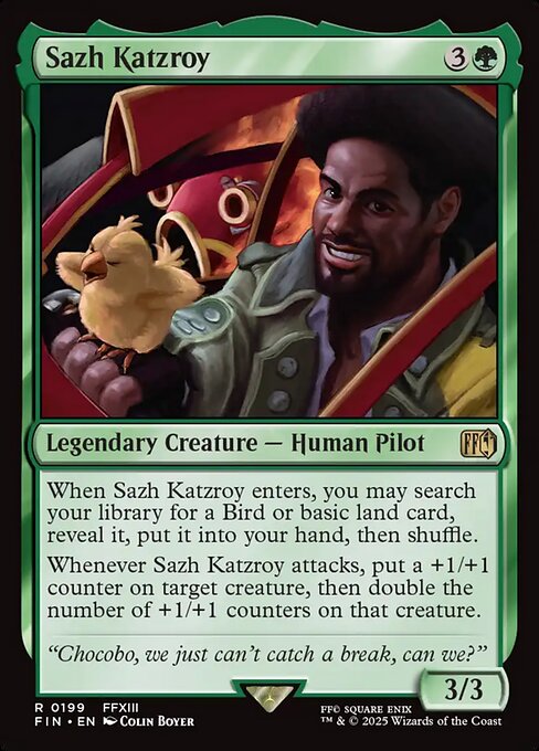 Final Fantasy - 199 - Sazh Katzroy - Rare - G - Non-foil