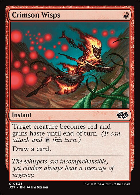 Foundations Jumpstart - 533 - Crimson Wisps - Common - R - Non-foil